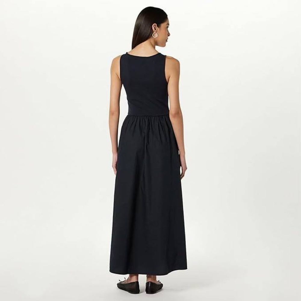 The Drop Womens Dia Mixed Fabric Midi Tank Maxi Dress size L - Picture 3 of 8